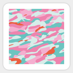 Cute color abstract Sticker